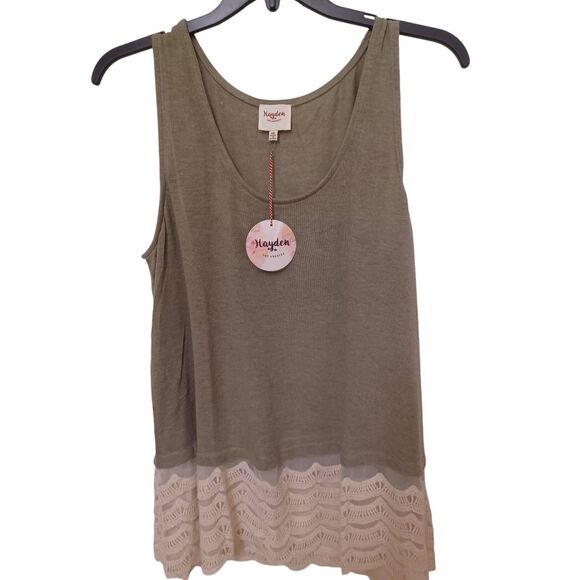 Hayden Tops - Hayden Top Sleeveless Color Taupe Size 1X